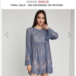 BCBG MAXAZRIA Luann Floral Lace Dress